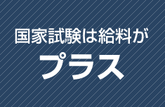 国家試験は給料がプラス